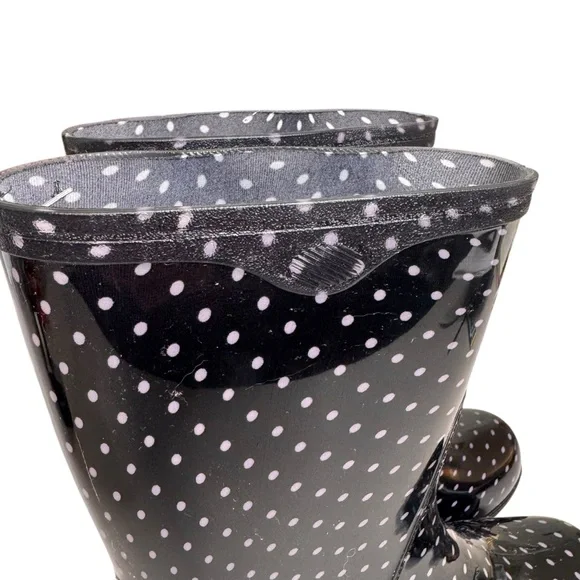 Sloggers Polka Dot Rain Boots NWT 8 - Picture 7 of 13
